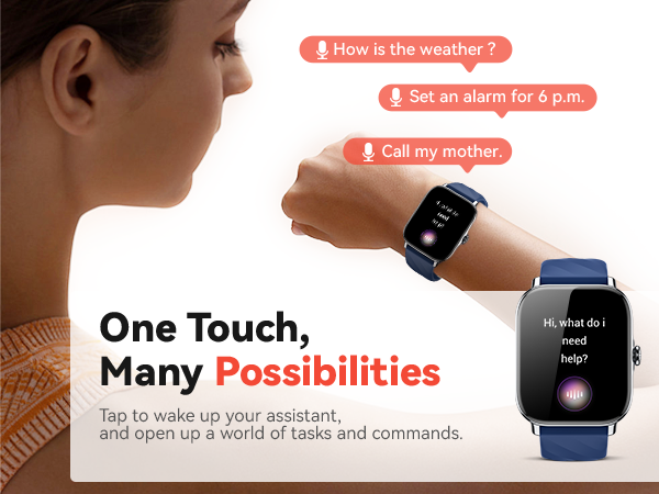 speak to control,touch to act, ai voice assistant