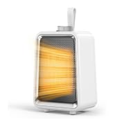 PRSOOY Portable Space Heater, 800W/500W Energy Efficient Desk Heater for Indoor Use, PTC Fast Hea...