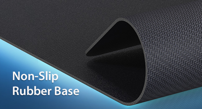 Non-slip rubber Base