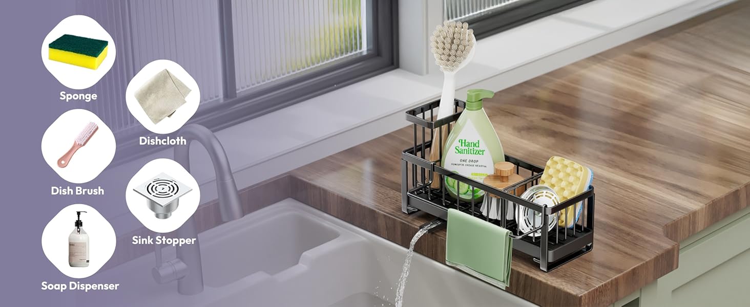 kitchen sink organizer