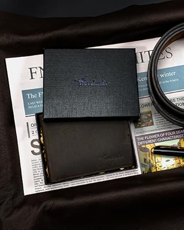 BIFOLD WALLET WITH GIFT BOX Travelambo Wallet for Men