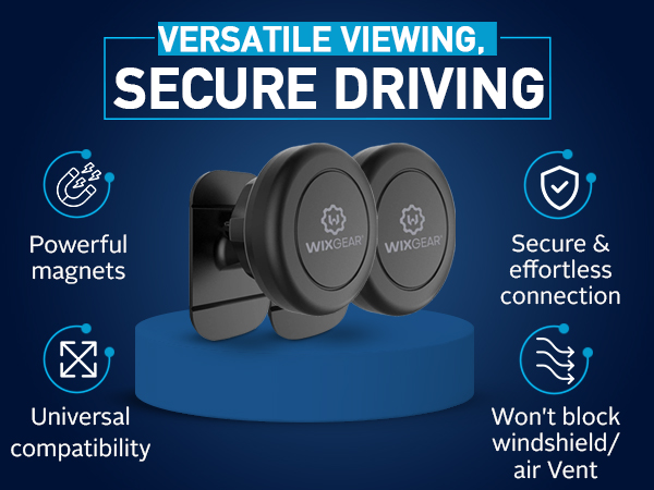 B0773F8S74 WixGear Magnetic Car Mount