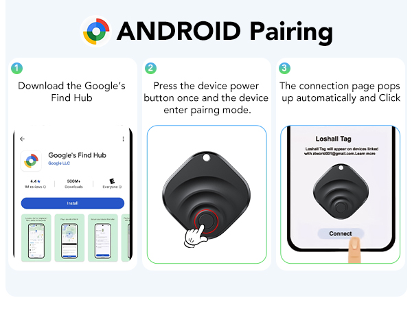 Android Air Tracker 4 Pack