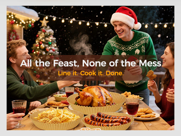 air fryer liners round