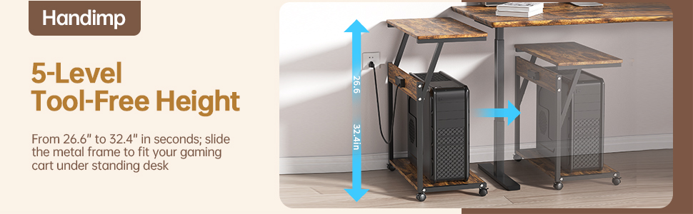 computer stand for floor