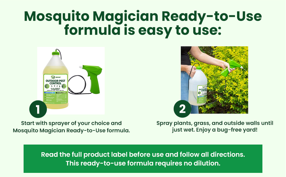 Mosquito Magician Ready to Use Liquid Solution