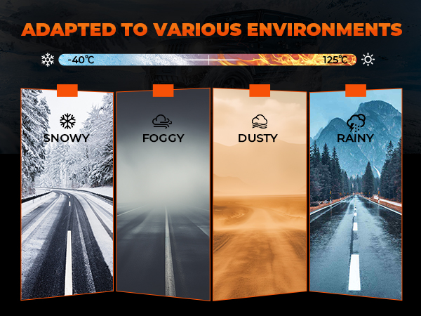 ADAPTED TO VARIOUS ENVIRONMENTS