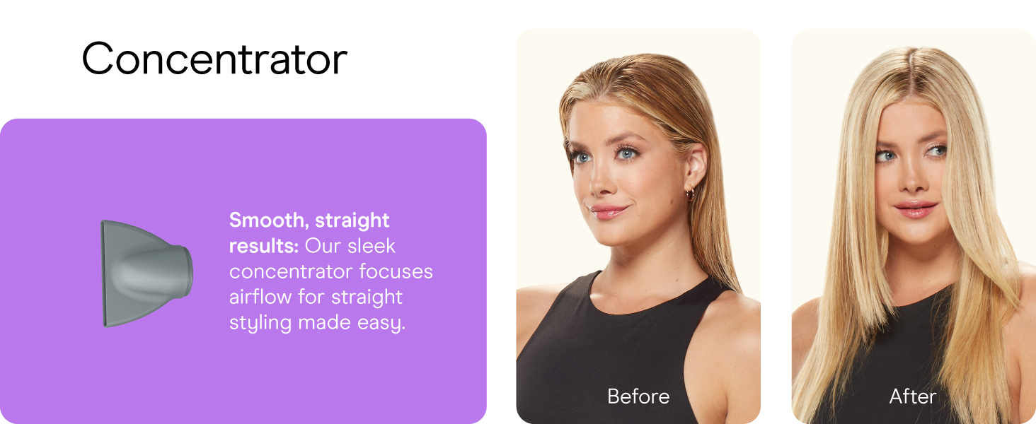 Conair infiniti pro hair dryer professional ceramic for less frizz with diffuser concentrator