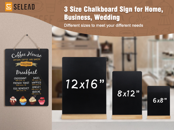 3 size chalkboard small