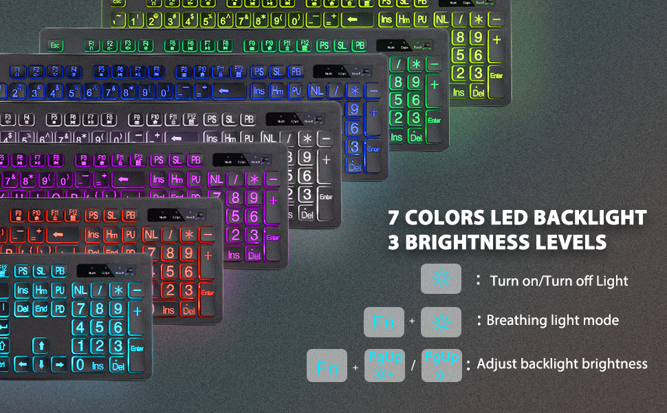 wireless backlit keyboard