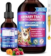WEALLIN Cat &amp; Dog Natural Urinary Tract Infection Treatment with Cranberry, Kidney, and Bladder S...