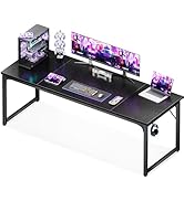 Coleshome 71 Inch Computer Desk, Modern Simple Style Desk for Home Office, Study Student Writing ...