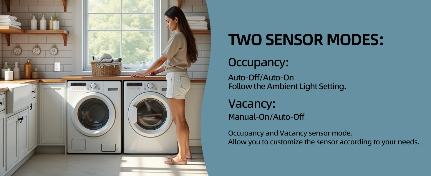 occupancy sensor light switch