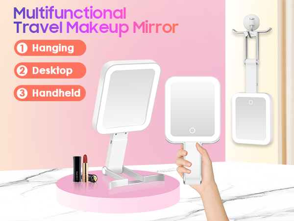 magnification mirror with lights