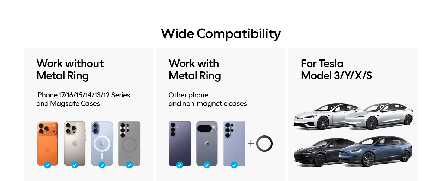 tesla model y model 3 phone mount holder