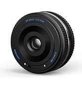 FE/E 24mm f3.8 Pancake Lens-AF Wide Angle Lens Compatible with Sony a7 IV/a7 III/ZV-E10/a7R V/a7C...