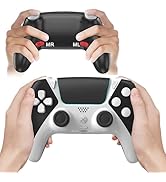 Replacement for PS4 Controller,Wireless Remote for PlayStation 4 Controllers,Work with PS4,Slim,P...