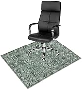 Anidaroel 36"x48" Home Office Chair Mat, Desk Chair Mat for Hard Floors, Anti-Slip Desk Floor Mat...