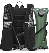 HPDF Running Hydration Vest Backpack Lightweight 3L Water Bladder Bag Daypack for Hiking Cycling ...