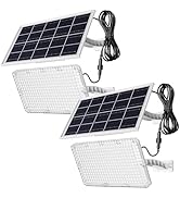 1000 Lumen 299 LED Solar Dusk to Dawn Light Outdoor JACKYLED Solar Powered Spotlight with 4000mAh...