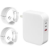 Mac Book Pro Charger [Apple MFi Certified] - 160W USB C Fast Charger 3Port QC+PD Power Adapter fo...
