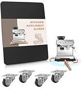 Sliding Tray for Coffee Maker, 360° Rolling Tray Appliance Slider with Wheels, Coffee Pot Slider ...