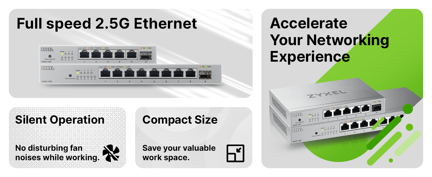 full speed 2.5G ethernet