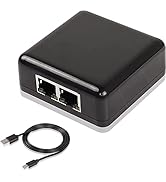 SinLoon RJ45 Network Splitter Adapter Gigabit,1000Mbps Ethernet Cable Splitter 1 to 2, Cat5, Cat6...