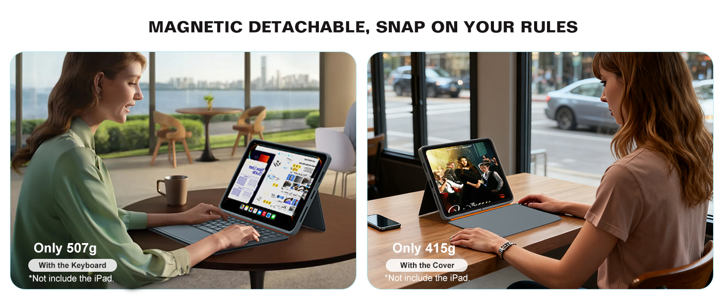 Flexible Detachable keyboard case