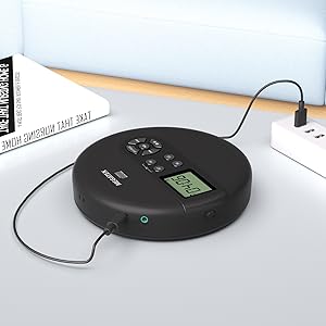 MEGATEK CP27BR Portable CD Player with Rechargeable Battery