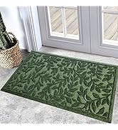 Bulijojo Outdoor Indoor Entrance Doormats,Durable Heavy Duty Welcome Mat,Thick Absorbent Natural ...