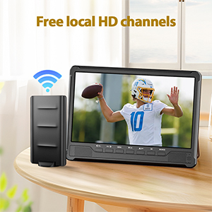 Portable TV with Antenna