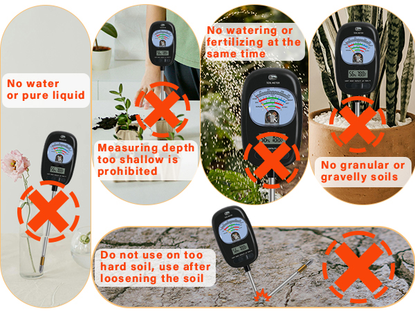soil test soil testing kit soil tester for garden nutrients