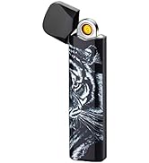 YOZWOO Mini Plasma Arc Lighter Electric Lighter Rechargeable USB Lighter Windproof Flameless Tung...