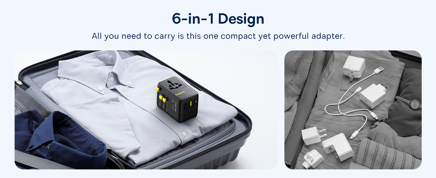 enercore universal travel adapter