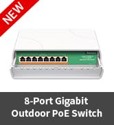 8-Port Gigabit PoE Switch outdoor waterproof poe switch