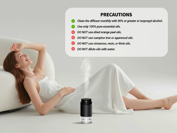 Waterless Essential Oil Diffuser Aromatherapy