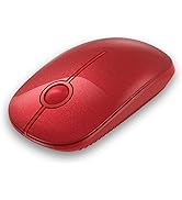 Unipows Wireless Mouse - 2.4G Slim Portable Computer Mouse with Nano Receiver, Less Noise Mobile ...