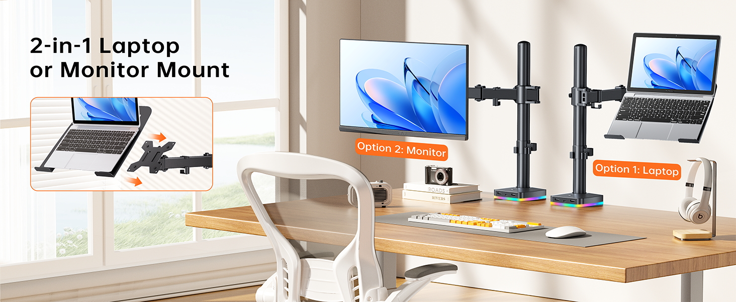 RGB Laptop Mount Stand