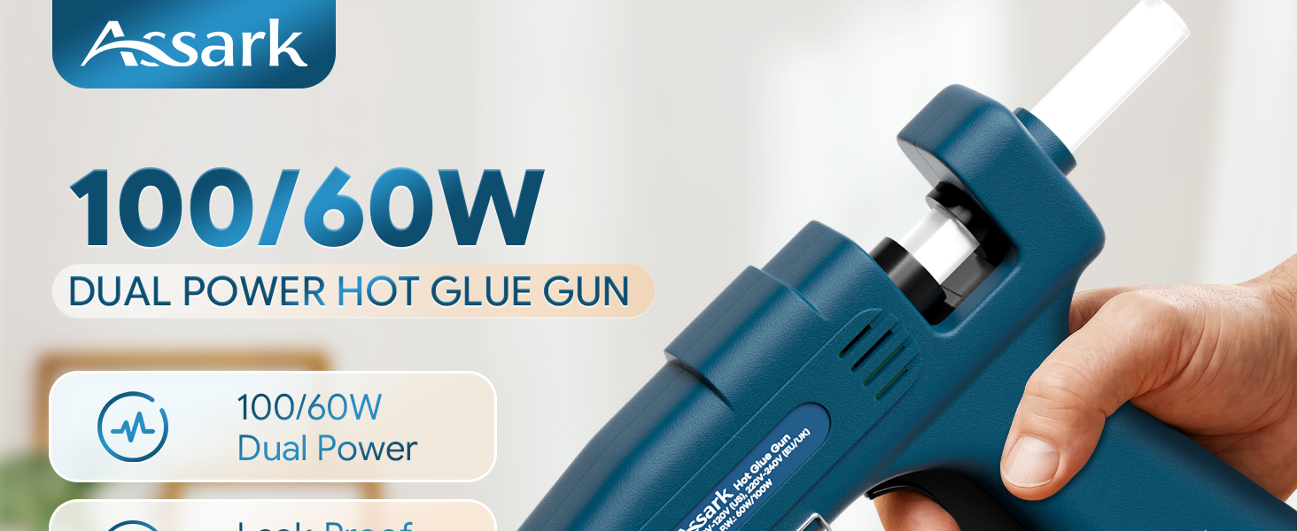 dual power hot glue gun