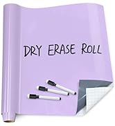 T&amp;W SAME FILM White Board Dry Erase-Colorful Whiteboard Wall Sticker Roll 17.3''X78.7''-Self Adhe...