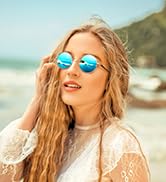Joopin Hippie Round Sunglasses for Women Men Circle Sun Glasses UV400 Protection