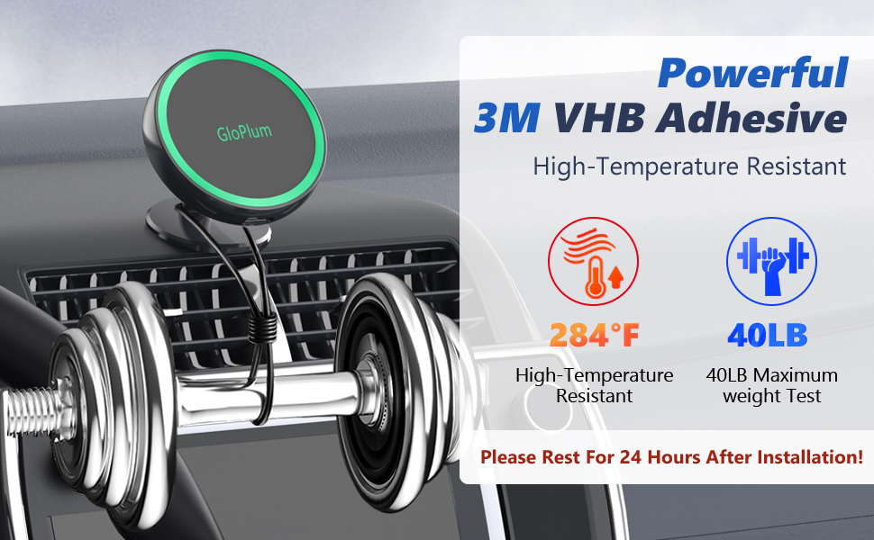 Magnetic Wireless Car Charger Mount