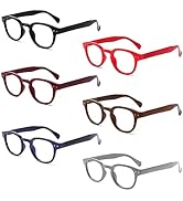 Kerecsen Reading Glasses 6 Pack Great Value Quality Readers Spring Hinge Color Glasses