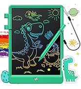 FLUESTON LCD Writing Tablet, Doodle Board Toys Gifts for 3-8 Year Old Girls Boys, 10 Inch Colorfu...