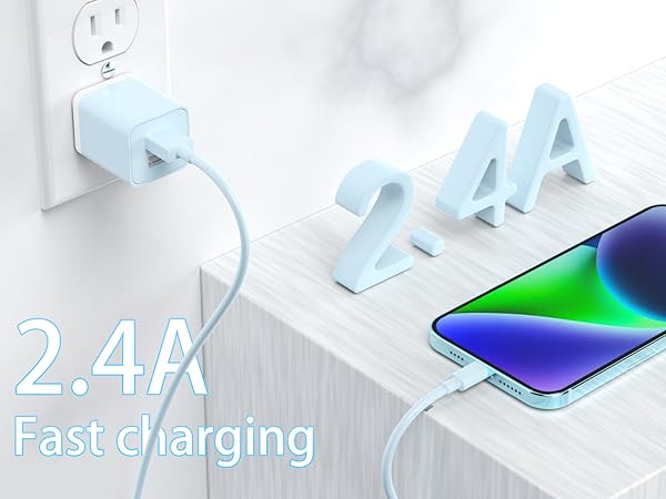 2.4A fast charging