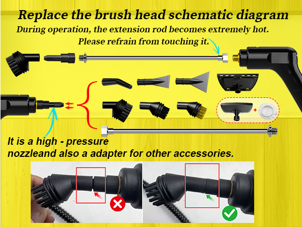 grout steam cleaner for tile floors, steam cleaner with attachments, steam cleaner