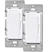 TORCHSTAR 0-10V LED Dimmer Switch, 3-Way or Single-Pole Light Switch 120-277V, Dimmable Panel Lin...