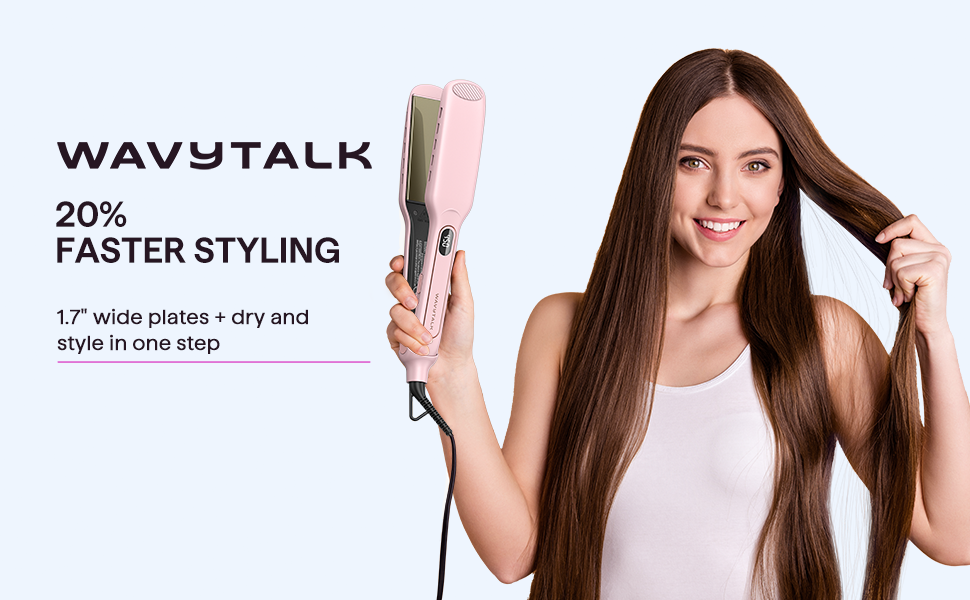 wet to dry hair straightener