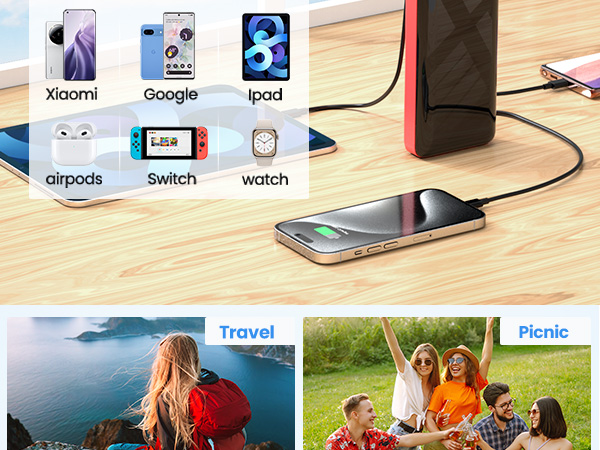 phone charger battery pack portable